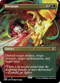 Decimate (Borderless) (444) [Dominaria Remastered]