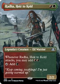 Radha, Heir to Keld (Borderless) (446) [Dominaria Remastered]