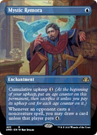 Mystic Remora (Borderless) (420) [Dominaria Remastered]