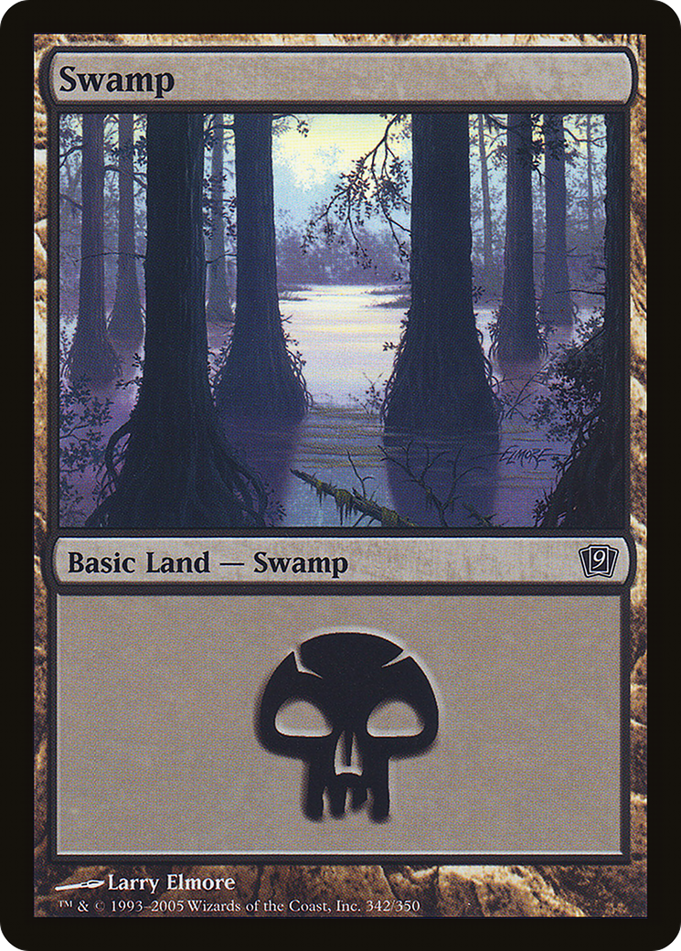 Swamp (9ED-342★) - 9th Edition