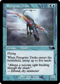 Peregrine Drake (Retro Frame) (292) [Dominaria Remastered]