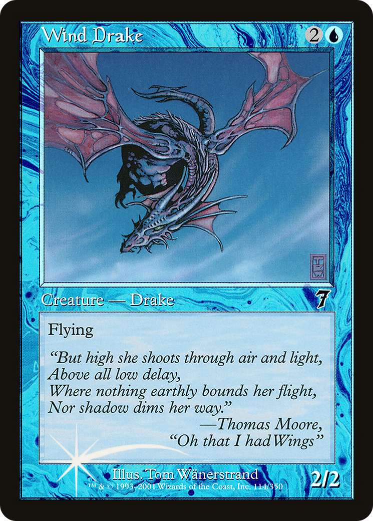 Wind Drake (7ED-114★) - 7th Edition Foil