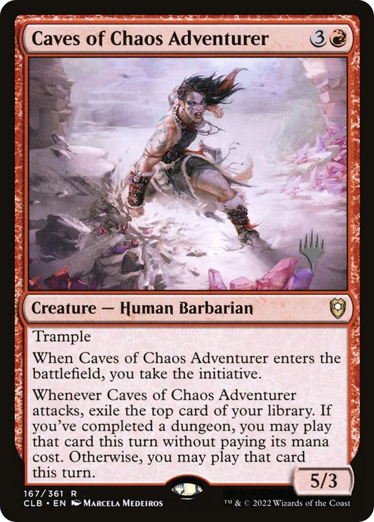 Caves of Chaos Adventurer (PPLCI-167P) - Battle for Baldur's Gate Promos Foil