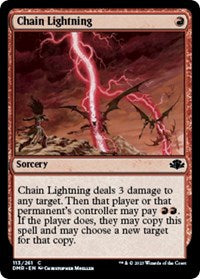 Chain Lightning (113) [Dominaria Remastered]