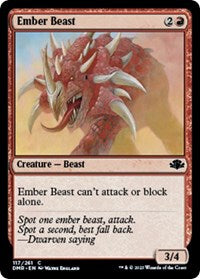 Ember Beast (117) [Dominaria Remastered]