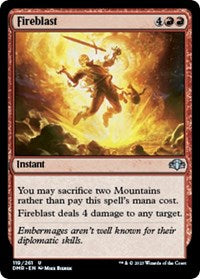 Fireblast (119) [Dominaria Remastered]