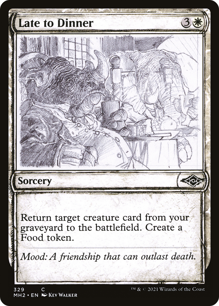Late to Dinner (Showcase) (MH2-329) - Modern Horizons 2: (Showcase)