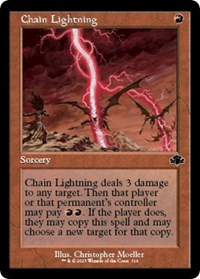 Chain Lightning (Retro Frame) (316) [Dominaria Remastered]