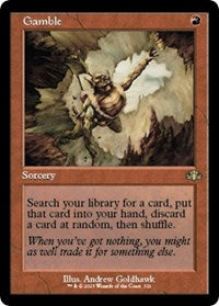 Gamble (Retro Frame) (321) [Dominaria Remastered]