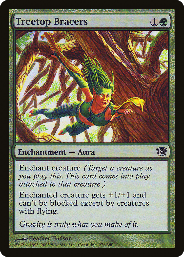 Treetop Bracers (9ED-276★) - 9th Edition Foil