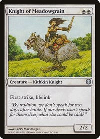 Knight of Meadowgrain (5) [Duel Decks: Knights vs. Dragons]