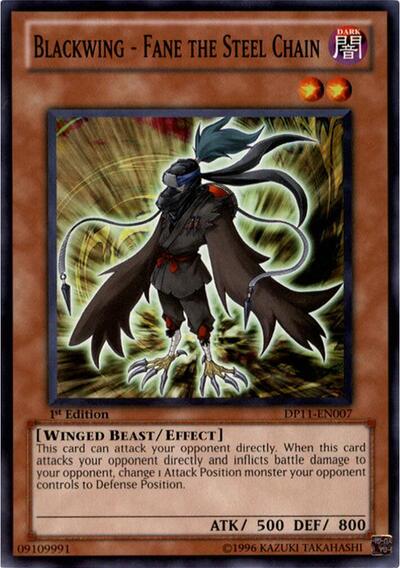 Blackwing - Fane the Steel Chain (DP11-EN007) [Duelist Pack 11: Crow]