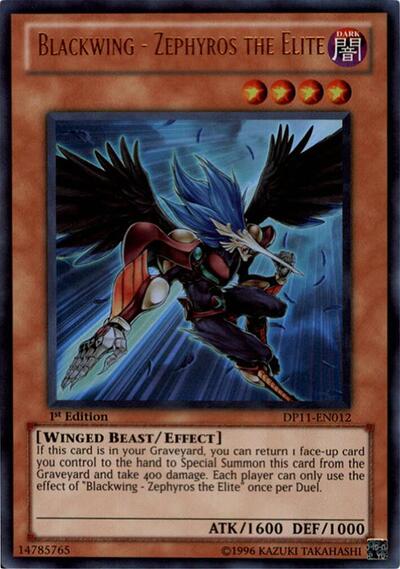 Blackwing - Zephyros the Elite (DP11-EN012) [Duelist Pack 11: Crow]