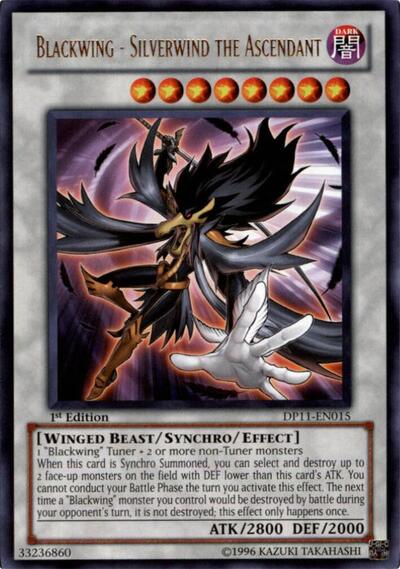 Blackwing - Silverwind the Ascendant (DP11-EN015) [Duelist Pack 11: Crow]