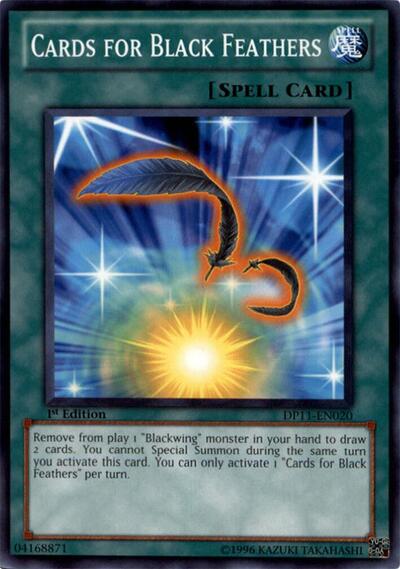 Cards for Black Feathers (DP11-EN020) [Duelist Pack 11: Crow]