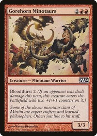 Gorehorn Minotaurs (144) [Magic 2012 (M12)]