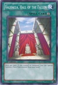Valhalla, Hall of the Fallen (SDLS-EN024) [Structure Deck: Lost Sanctuary]