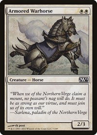 Armored Warhorse (7) [Magic 2012 (M12)]