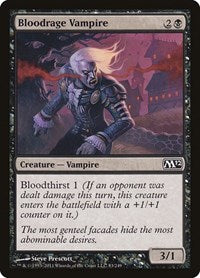 Bloodrage Vampire (83) [Magic 2012 (M12)]