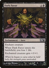 Dark Favor (89) [Magic 2012 (M12)]