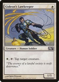Gideon's Lawkeeper (18) [Magic 2012 (M12)]
