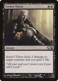 Sorin's Thirst (110) [Magic 2012 (M12)]