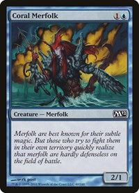 Coral Merfolk (49) [Magic 2012 (M12)]