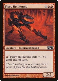 Fiery Hellhound (130) [Magic 2012 (M12)]