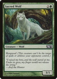 Sacred Wolf (194) [Magic 2012 (M12)]