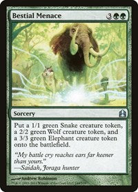 Bestial Menace (144) [Commander]