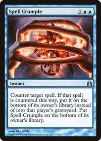 Spell Crumple (63) [Commander]