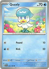 Quaxly (052/198) [SV01: Scarlet & Violet Base Set]
