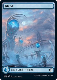 Island (263) - Full Art (263) [Phyrexia: All Will Be One]