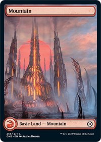 Mountain (265) - Full Art (265) [Phyrexia: All Will Be One]