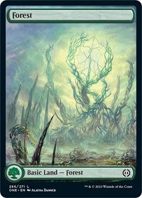 Forest (266) - Full Art (266) [Phyrexia: All Will Be One]