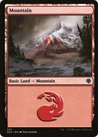 Mountain (347) (347) [Starter Commander Decks]