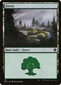 Forest (351) (351) [Starter Commander Decks]