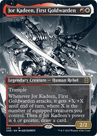Jor Kadeen, First Goldwarden (Borderless) (332) [Phyrexia: All Will Be One]