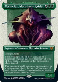 Vorinclex, Monstrous Raider (Concept Praetor) (Step-and-Compleat Foil) (407) [Phyrexia: All Will Be One]