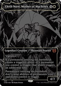Elesh Norn, Mother of Machines (Oil Slick Raised Foil) (345) [Phyrexia: All Will Be One]
