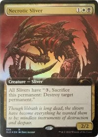 Necrotic Sliver (Extended Art) (666) [Secret Lair Drop Series]
