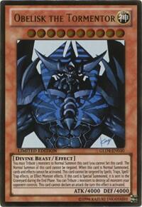 Obelisk the Tormentor (GLD4-EN030) [Gold Series 4: Pyramids Edition]