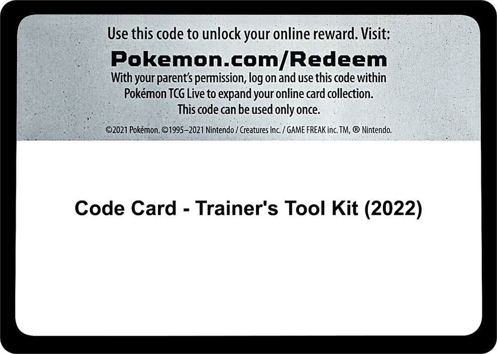 Code Card - Trainer's Tool Kit (2022) [Miscellaneous Cards & Products]