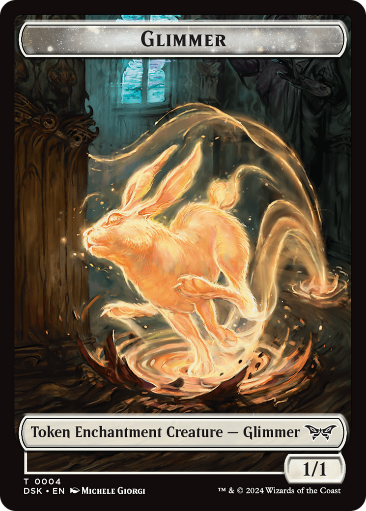 Glimmer (TDSK-004) - Duskmourn: House of Horror Tokens Foil