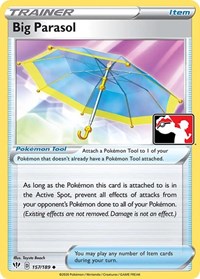 Big Parasol (157/189) [Prize Pack Series Cards]