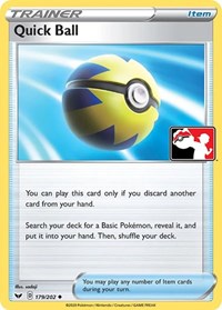 Quick Ball (179/202) [Prize Pack Series Cards]