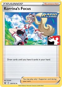 Korrina's Focus (128/163) [Prize Pack Series Cards]