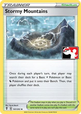 Stormy Mountains 161/203  - Holofoil Prize Pack Series Cards - Uncommon