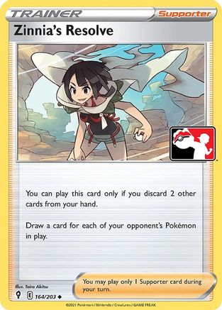 Zinnia's Resolve 164  - Holofoil Prize Pack Series Cards - Uncommon