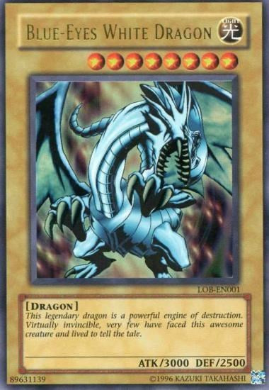 Blue-Eyes White Dragon (LOB-EN001) [Legend of Blue Eyes White Dragon (Worldwide English)]